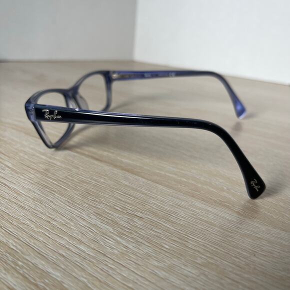 Ray-Ban RB5256 5190 Eyeglasses Translucent Blue Frames Only 52-16-135 - Picture 8 of 9